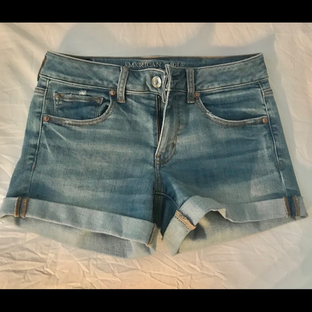AE Denim Mom Shorts